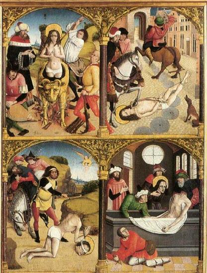 Scenes from the Legend of St George, unknow artist